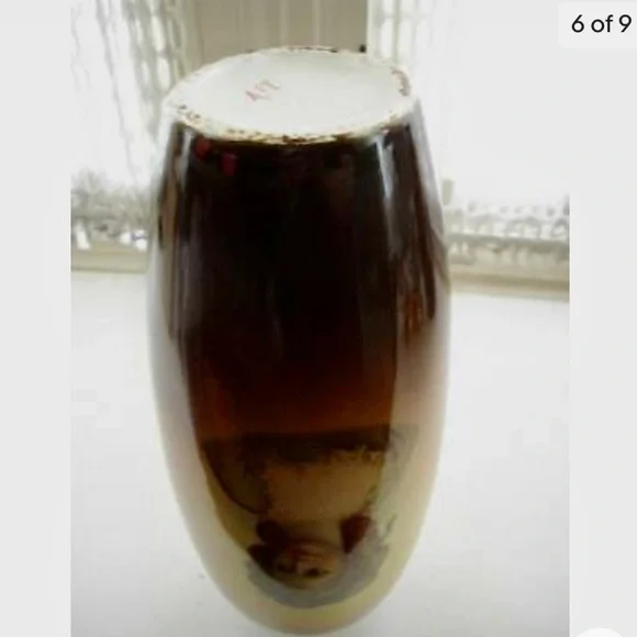 Antique, Royal 417, Large, 12.5in H x 4.5in Whiteware Cameo Portrait Art Pottery